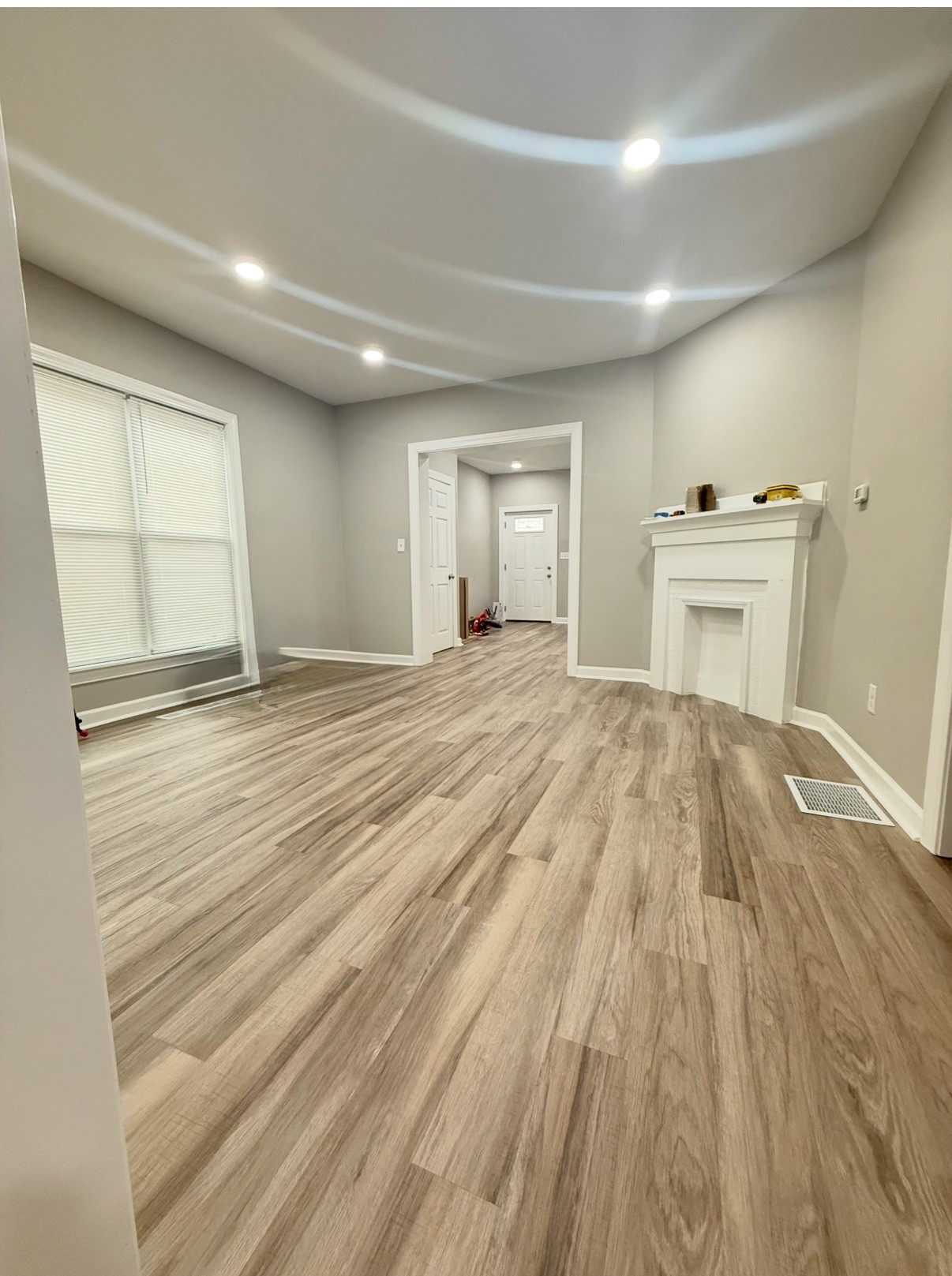533 N Traub Ave living room after renovation